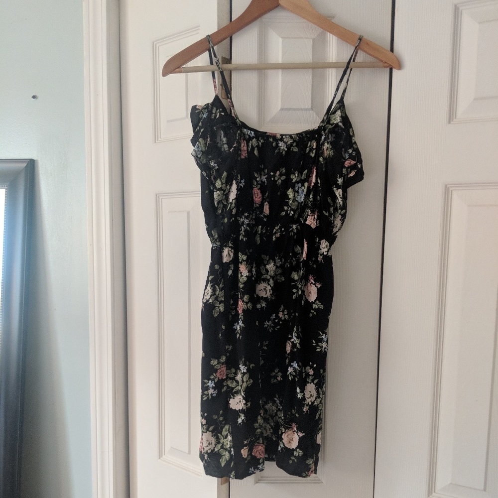 Flouncy floral dress